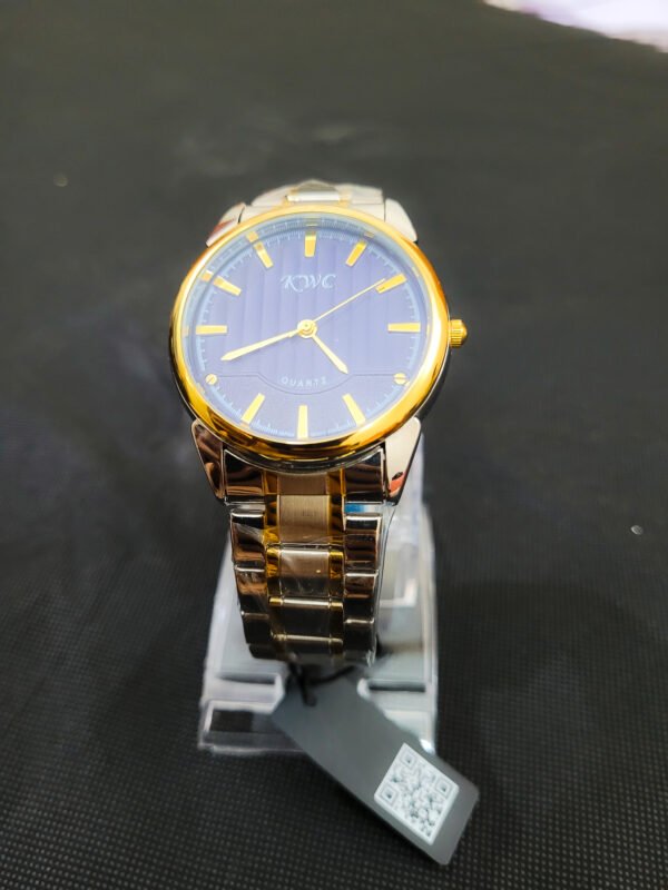 KWC 132 Blue Dial Two-Tone Men's Watch | Stainless Steel Strap